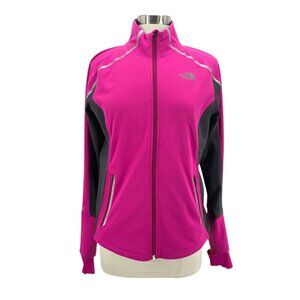 The North Face Womens Large Jacket Isotherm Windstopper Flashdry Full Zip Pink